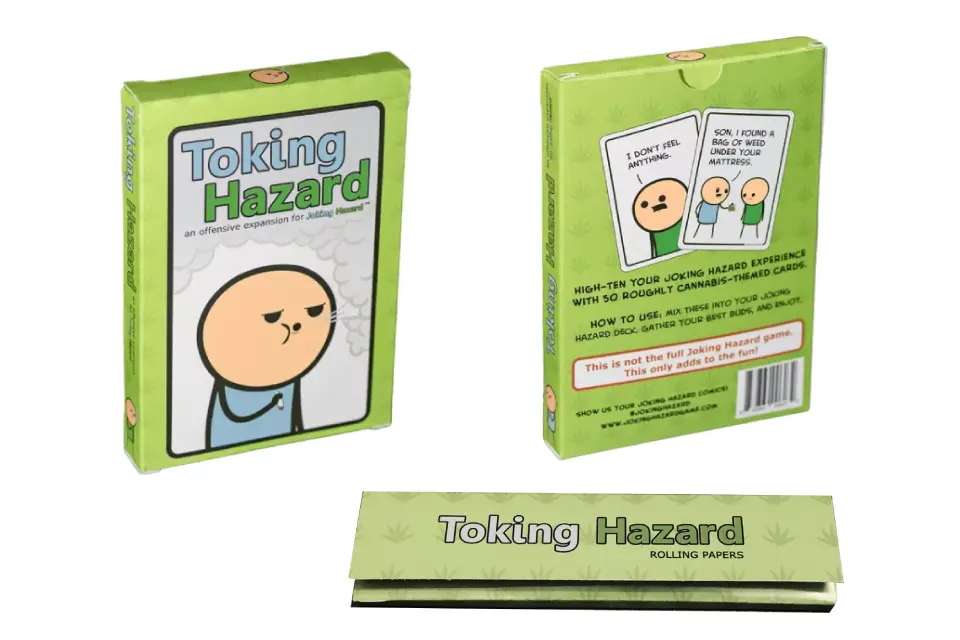 Toking Hazard game with rolling papers