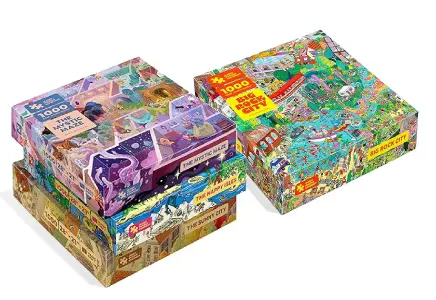 Assortment of Magic Puzzles in boxes