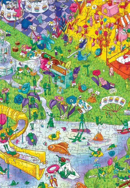 Closeup of a Magic Puzzle