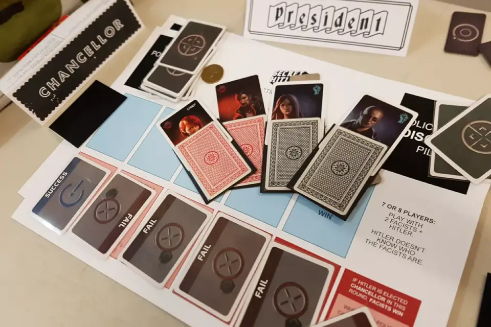 Secret Hitler Game in play