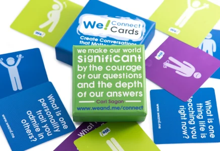We! Connect Cards Carl Sagan quote